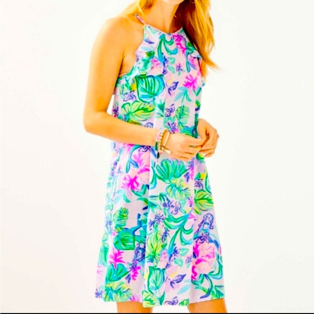 Lilly Pulitzer Colorful Floral Mini Dress